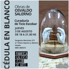 CÉDULA EN BLANCO - Obras de Osvaldo Salerno - Jueves, 03 de Agosto de 2023